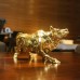 Real gold bull ornament